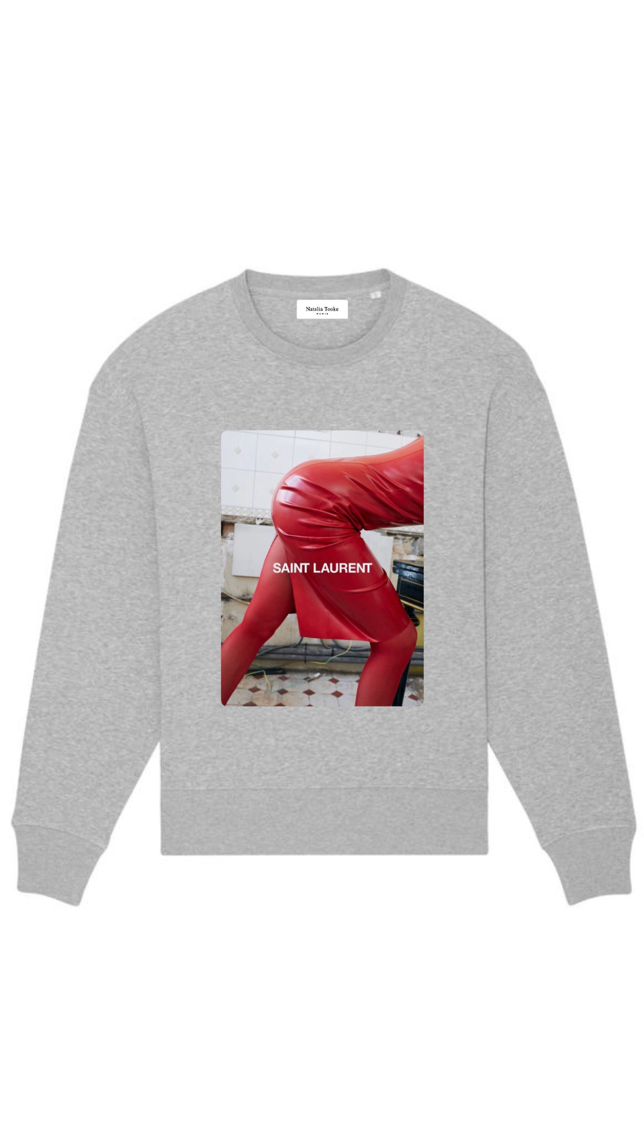 Sweatshirt / Red Dress