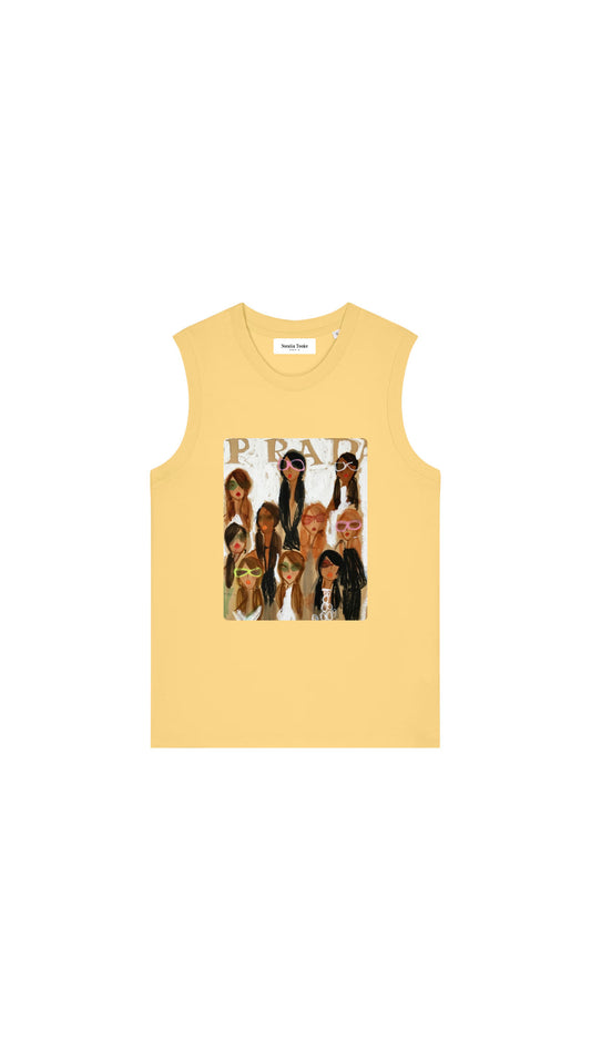 Sleeveless T-shirt/  Front Row