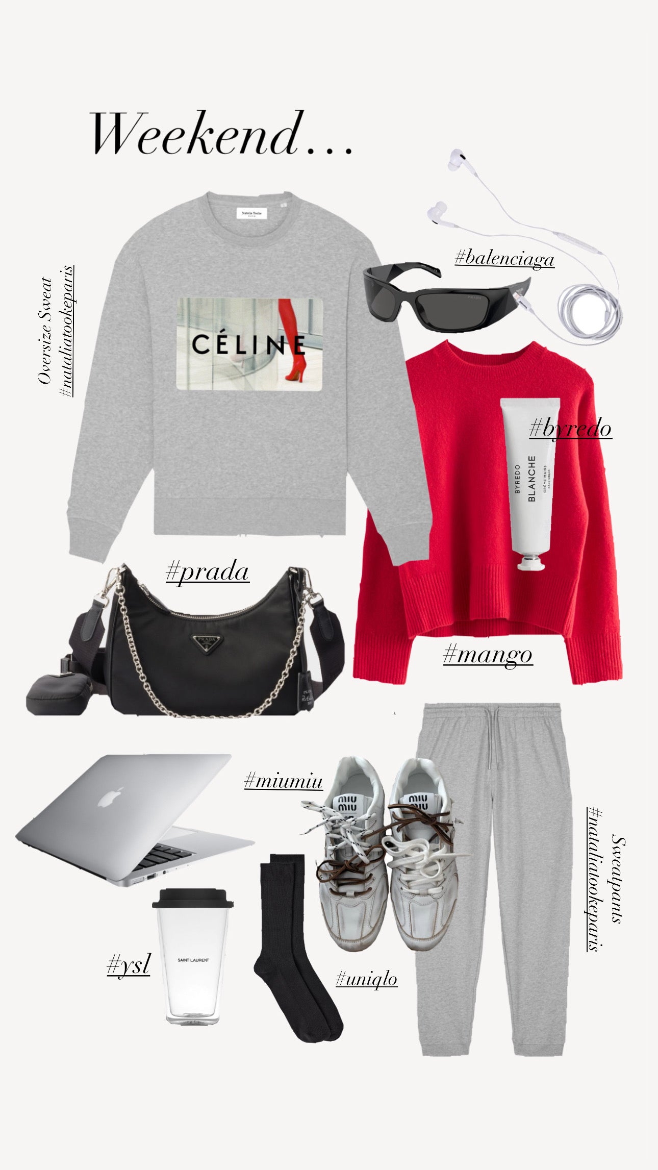 Sweatshirt / Red Boots
