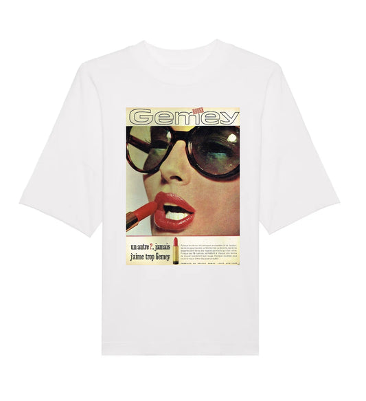 Tee-shirt Gemey rouge 1965